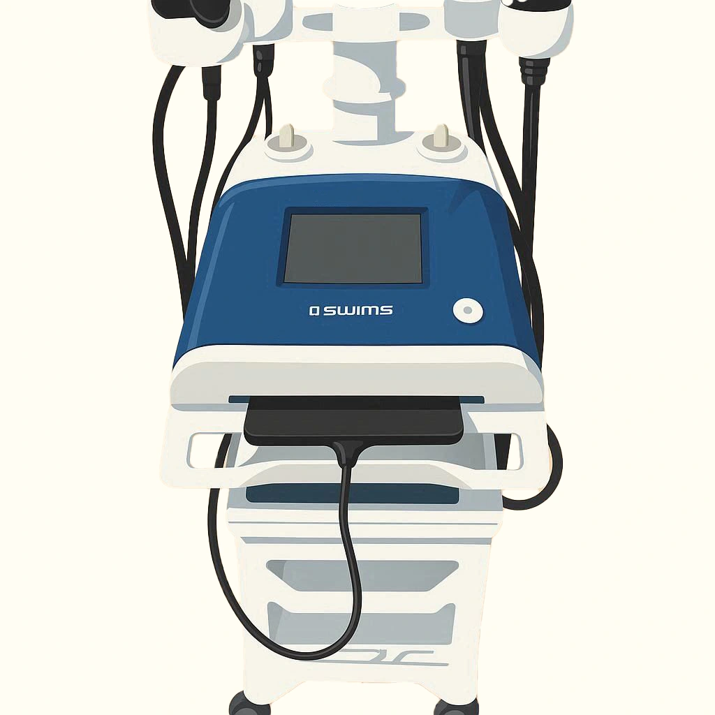 ラジオ波温熱機器スイムス(SWIMS)イラスト